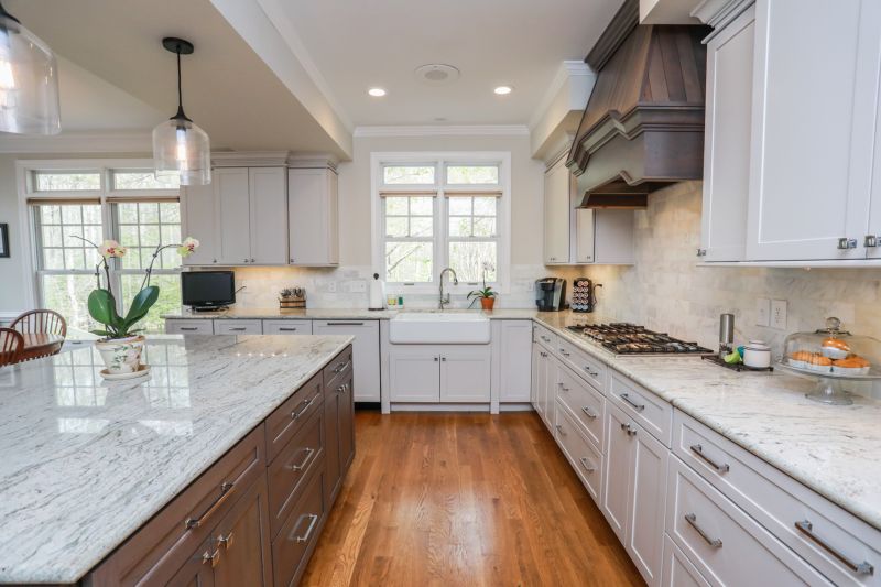 Kitchen with Custom Granite Design